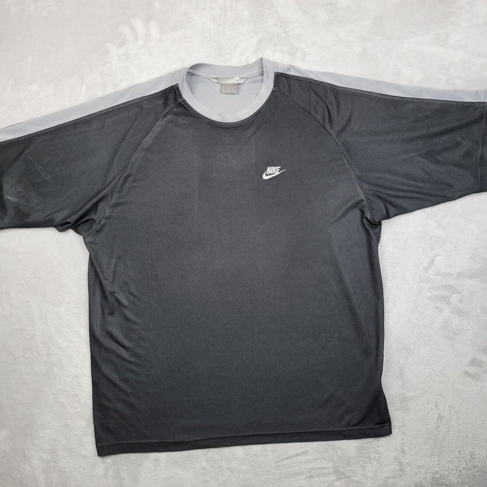 Vintage Nike Shirt Mens Large Crewneck Base Athletic Performance Swoosh Adult